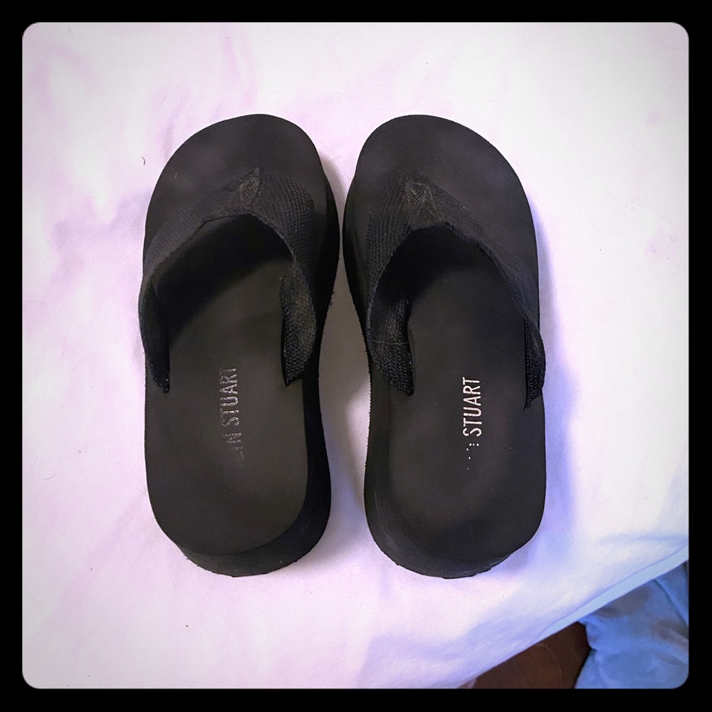 Cute trendy wedge flip flop
